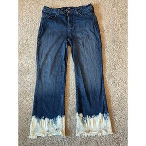 NYDJ Womens Jeans Size 10 Billie Ankle Boot Lift Tuck Ankle Dye Stretch‎ Denim